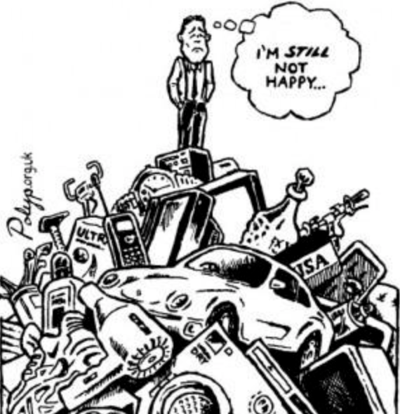 Buying happiness the depressing reality of materialism essay