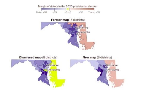 Gerrymandering struck down across Maryland during redistricting process